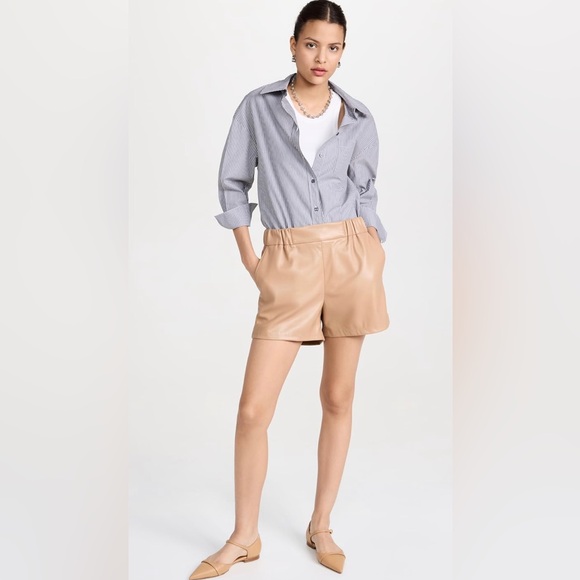NWT! ANINE BING "Koa Faux-Leather Shorts" Size Small, retails $250 - Picture 6 of 11